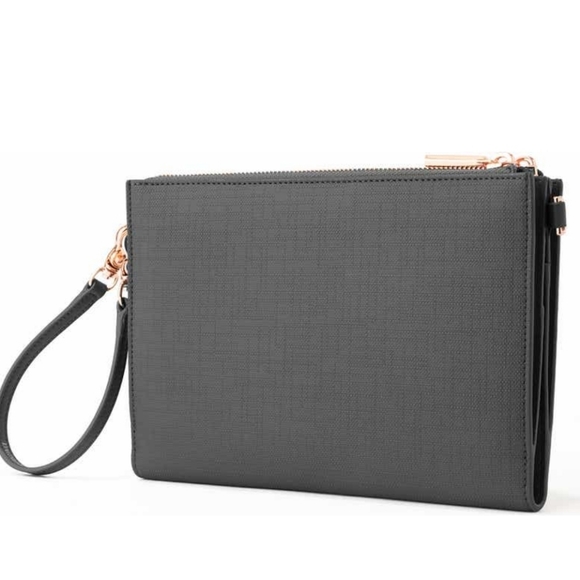 New Dagne Dover Essentials Coated Canvas Clutch/Wallet - Picture 3 of 3